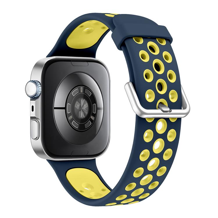 For Huawei Watch Fit4 Pro / Fit4 / Fit3 Round Holes Two Color Silicone Watch Band