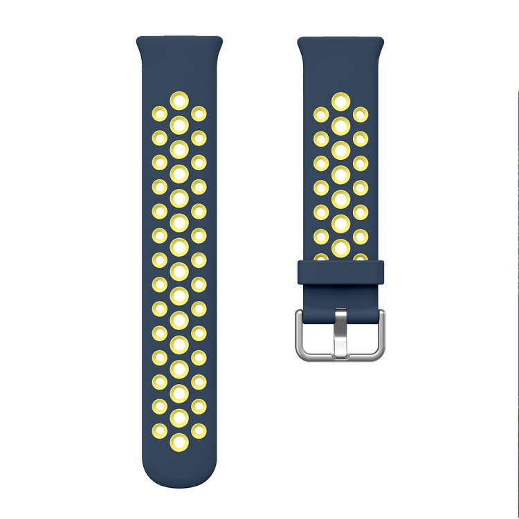 For Huawei Watch Fit4 Pro / Fit4 / Fit3 Round Holes Two Color Silicone Watch Band