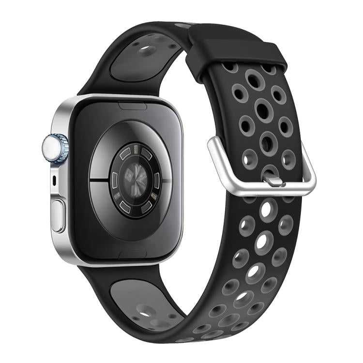 For Huawei Watch Fit4 Pro / Fit4 / Fit3 Round Holes Two Color Silicone Watch Band
