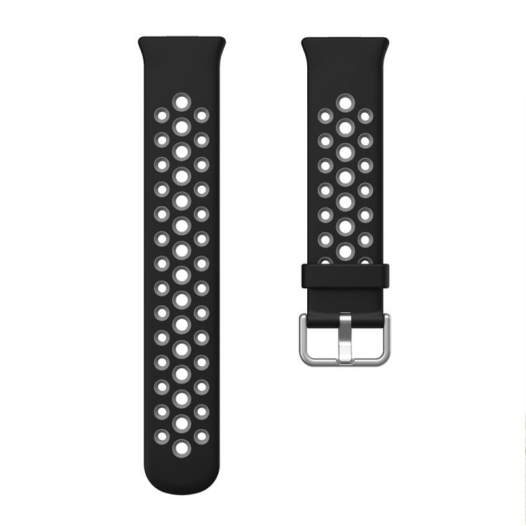 For Huawei Watch Fit4 Pro / Fit4 / Fit3 Round Holes Two Color Silicone Watch Band