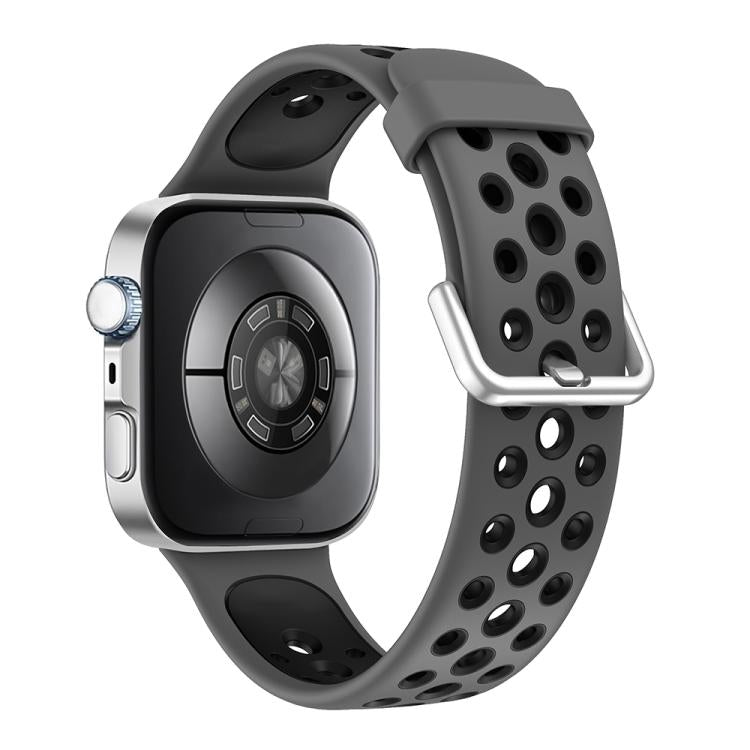 For Huawei Watch Fit4 Pro / Fit4 / Fit3 Round Holes Two Color Silicone Watch Band