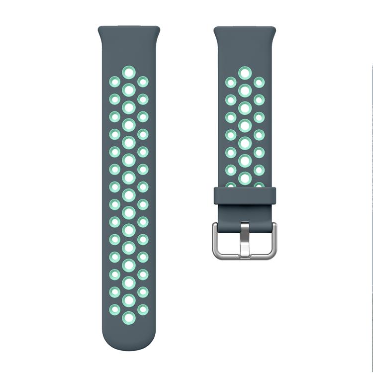 For Huawei Watch Fit4 Pro / Fit4 / Fit3 Round Holes Two Color Silicone Watch Band