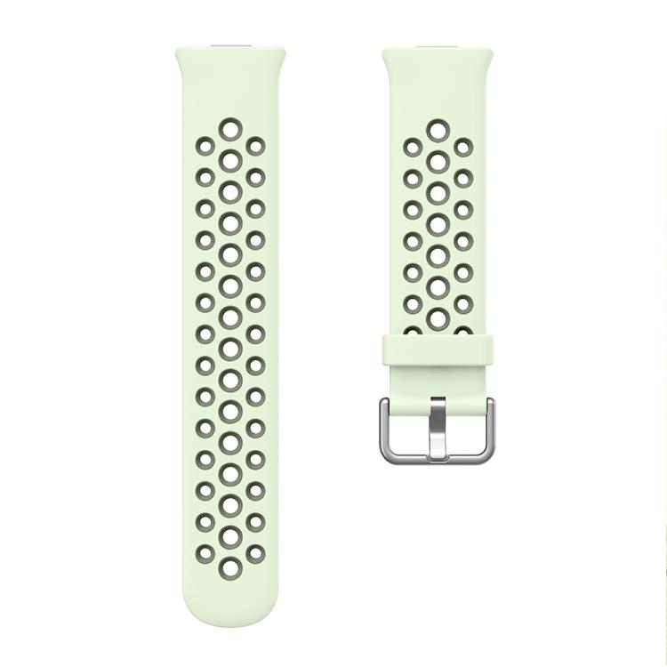 For Huawei Watch Fit4 Pro / Fit4 / Fit3 Round Holes Two Color Silicone Watch Band