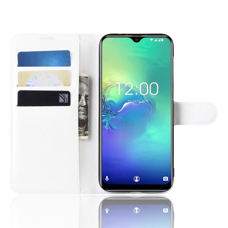 Litchi Texture Horizontal Flip Leather Case for Oukitel C15 Pro, with Wallet & Holder & Card Slots