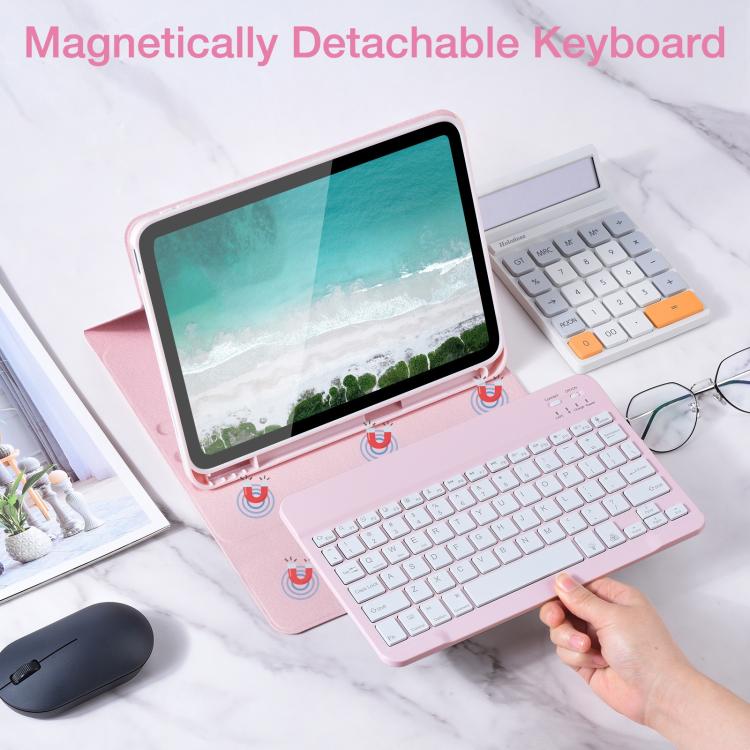 For Samsung Galaxy Tab A9+ Backlit Magnetic Keyboard PC Leather Tablet Case