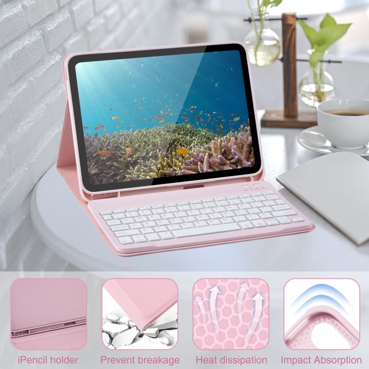 For Samsung Galaxy Tab A9+ Backlit Magnetic Keyboard PC Leather Tablet Case