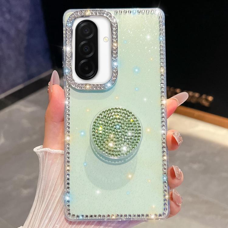 For Samsung Galaxy A26 5G Diamond Glitter Diamond Round Holder Phone Case