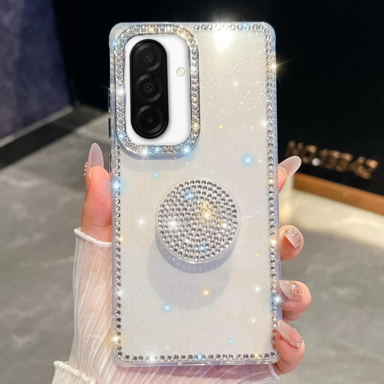 For Samsung Galaxy A26 5G Diamond Glitter Diamond Round Holder Phone Case