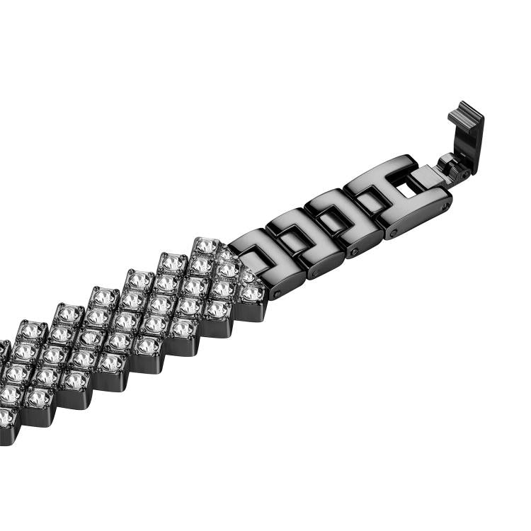 For Apple Watch 42mm / 41mm / 40mm / 38mm Rhombic Diamond Zinc Alloy Watch Band