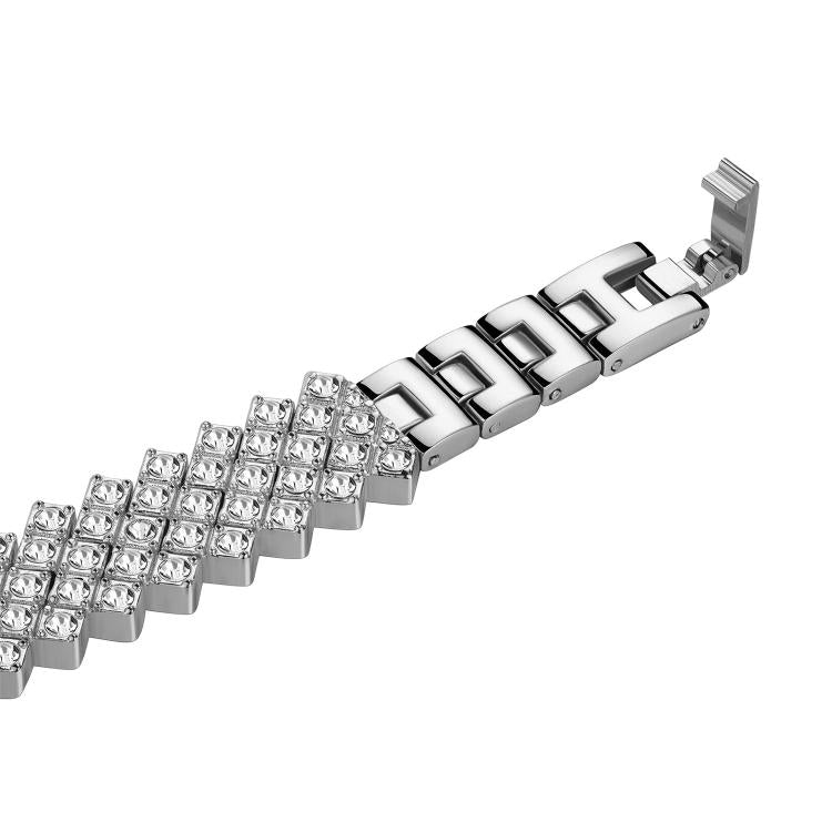 For Apple Watch 42mm / 41mm / 40mm / 38mm Rhombic Diamond Zinc Alloy Watch Band