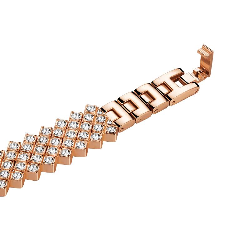 For Apple Watch 42mm / 41mm / 40mm / 38mm Rhombic Diamond Zinc Alloy Watch Band