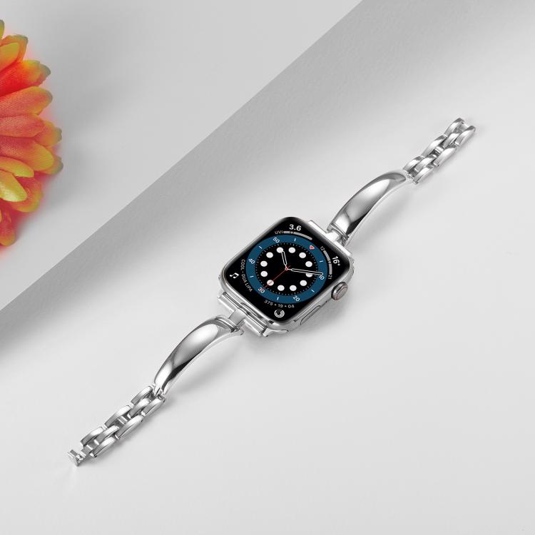 For Apple Watch 46mm / 49mm / 45mm / 44mm Metal Bracelets Zinc Alloy Watch Band