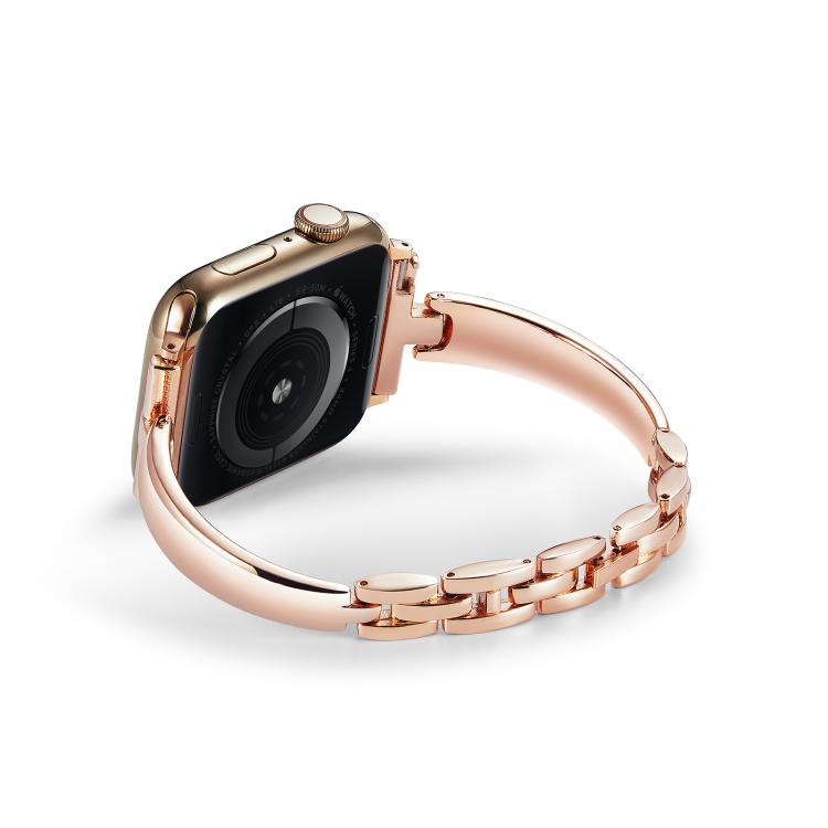 For Apple Watch 46mm / 49mm / 45mm / 44mm Metal Bracelets Zinc Alloy Watch Band