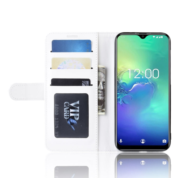 R64 Texture Single Fold Horizontal Flip Leather Case for Oukitel C15 Pro, with Holder & Card Slots & Wallet