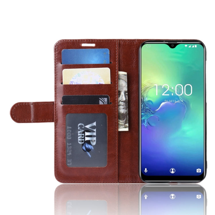 R64 Texture Single Fold Horizontal Flip Leather Case for Oukitel C15 Pro, with Holder & Card Slots & Wallet