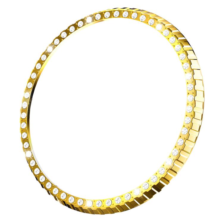 For Samsung Galaxy Watch8 Classic 46mm Single Row Diamond Metal Watch Protection Ring
