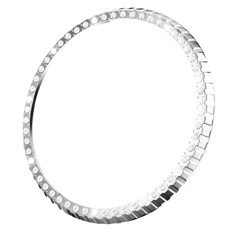For Samsung Galaxy Watch8 Classic 46mm Single Row Diamond Metal Watch Protection Ring