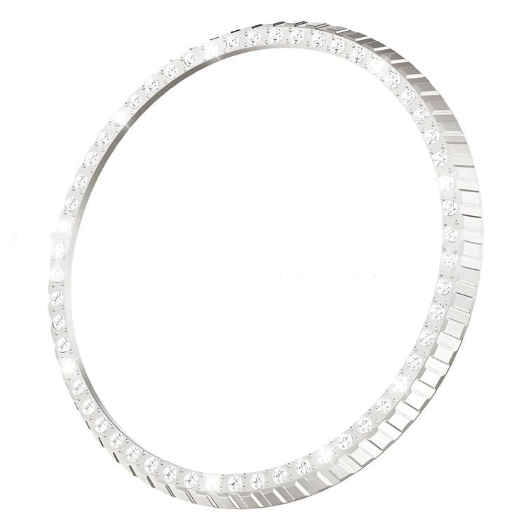 For Samsung Galaxy Watch8 Classic 46mm Single Row Diamond Metal Watch Protection Ring