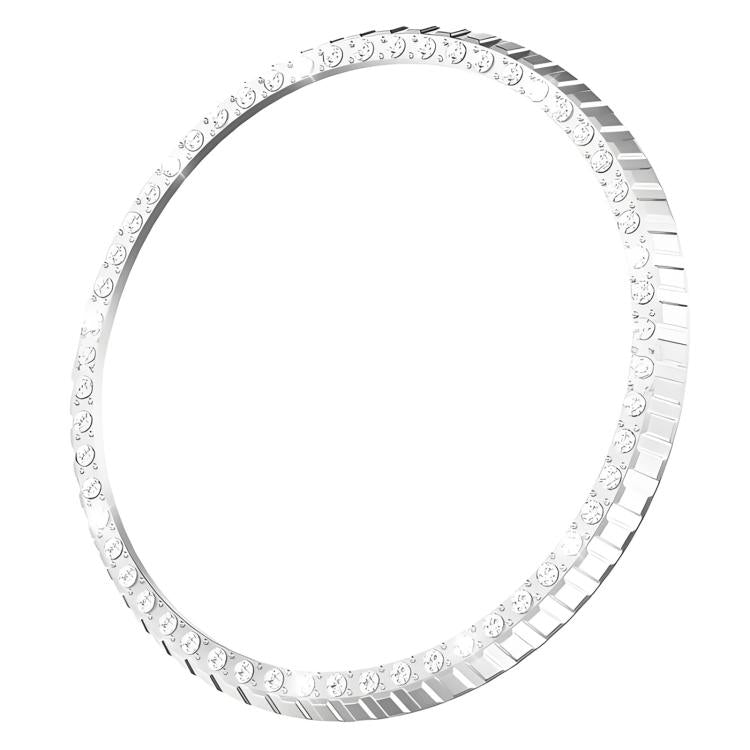 For Samsung Galaxy Watch8 Classic 46mm Single Row Diamond Metal Watch Protection Ring