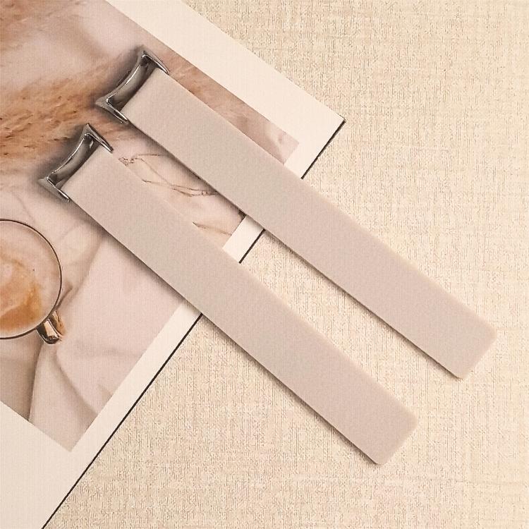 For Xiaomi Smart Band 10 / 9 / 8 Lychee Texture Soft Magnetic Silicone Watch Band