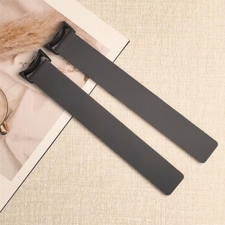 For Xiaomi Smart Band 10 / 9 / 8 Lychee Texture Soft Magnetic Silicone Watch Band
