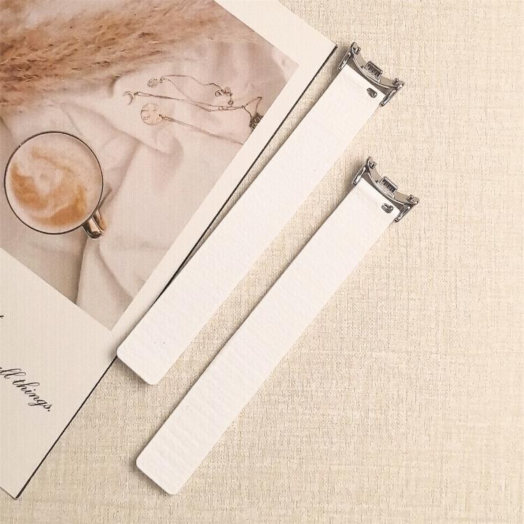 For Xiaomi Smart Band 10 / 9 / 8 Lychee Texture Soft Magnetic Silicone Watch Band