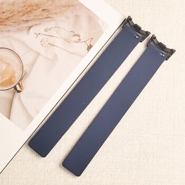 For Xiaomi Smart Band 10 / 9 / 8 Lychee Texture Soft Magnetic Silicone Watch Band