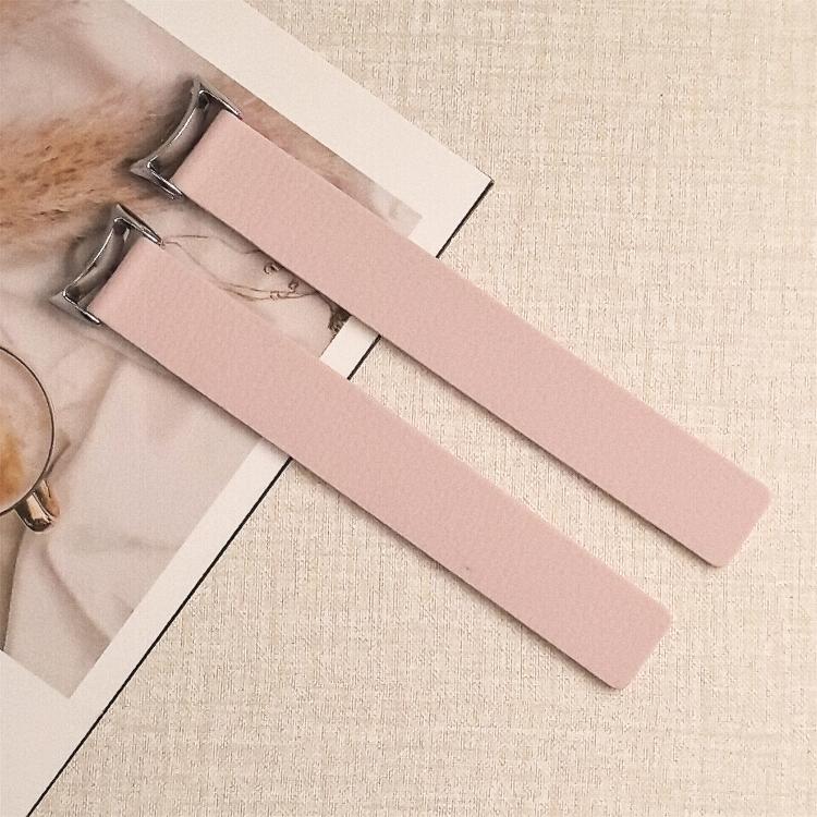 For Xiaomi Smart Band 10 / 9 / 8 Lychee Texture Soft Magnetic Silicone Watch Band