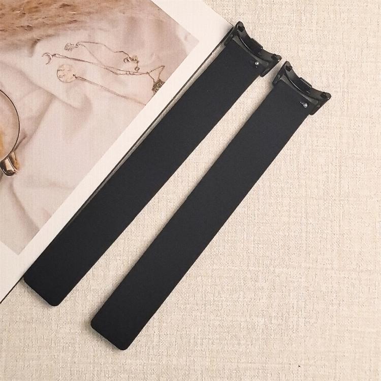 For Xiaomi Smart Band 10 / 9 / 8 Lychee Texture Soft Magnetic Silicone Watch Band