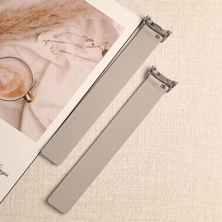 For Xiaomi Smart Band 10 / 9 / 8 Lychee Texture Soft Magnetic Silicone Watch Band