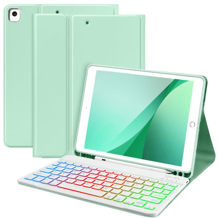 For iPad 2022 Magnetic Bluetooth Color Keyboard Case