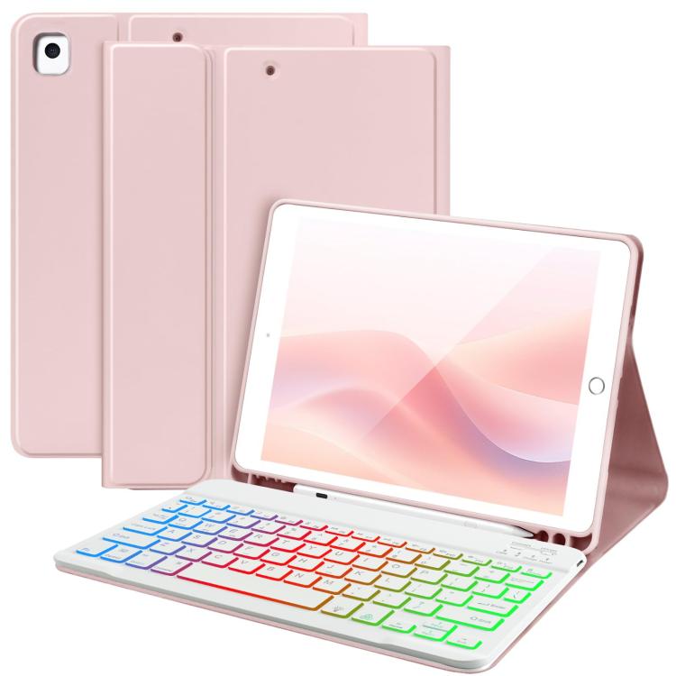 For iPad 2025 Magnetic Bluetooth Color Keyboard Case