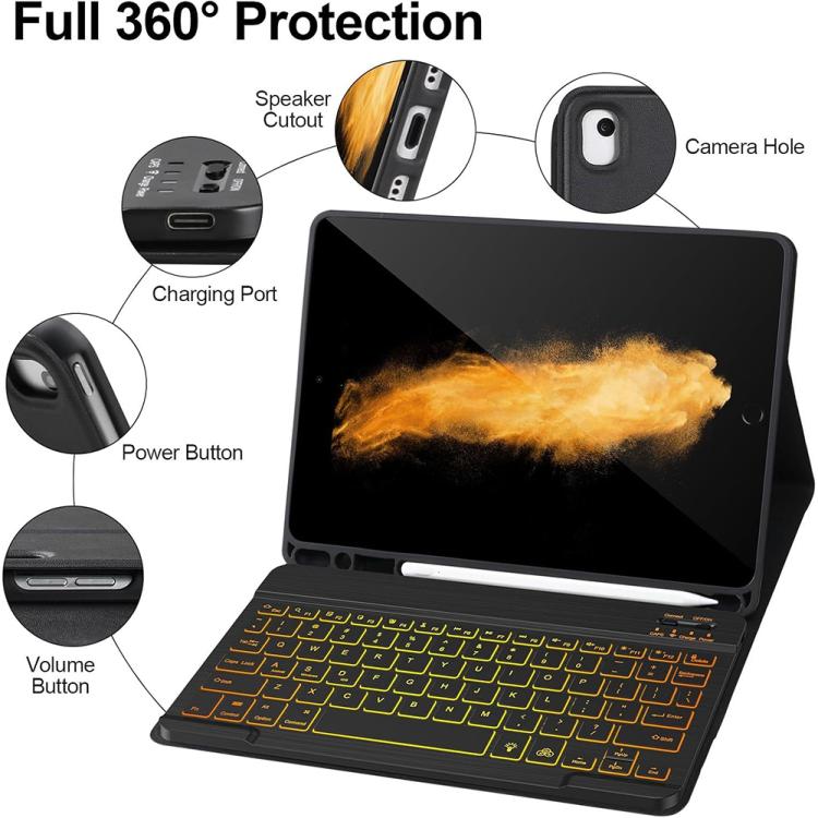 For iPad Pro 11 2021 / 2022 Magnetic Bluetooth Color Keyboard Case