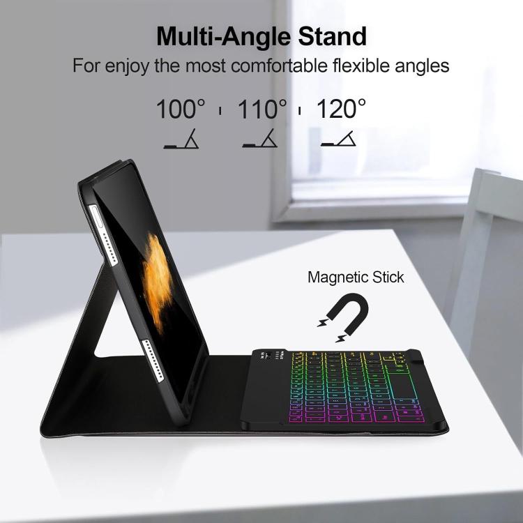 For iPad Pro 11 2021 / 2022 Magnetic Bluetooth Color Keyboard Case