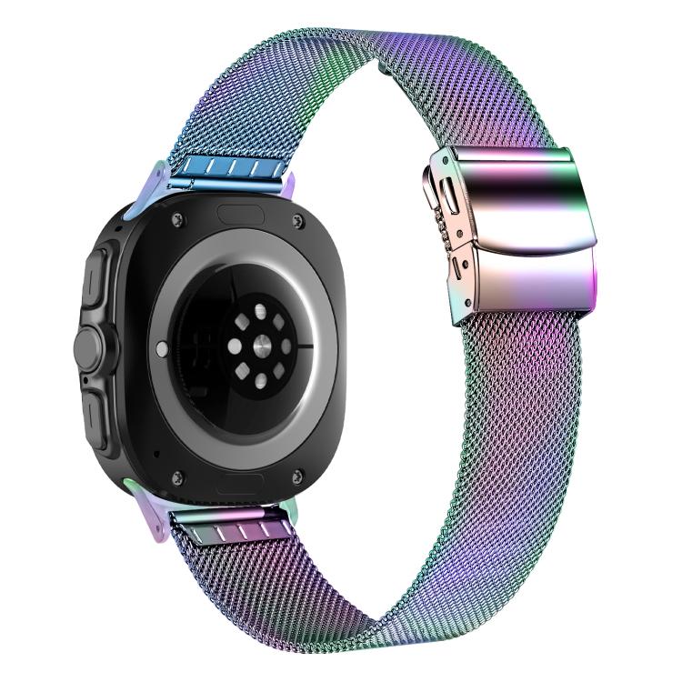For Samsung Galaxy Watch Ultra 47mm / Ultra 2025 Turtle Buckle Milanese Metal Watch Band