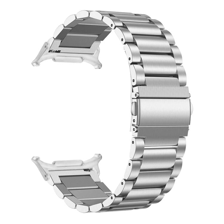 For Samsung Galaxy Watch Ultra 47mm / Ultra 2025 Three Beads Stainless Steel Watch Band