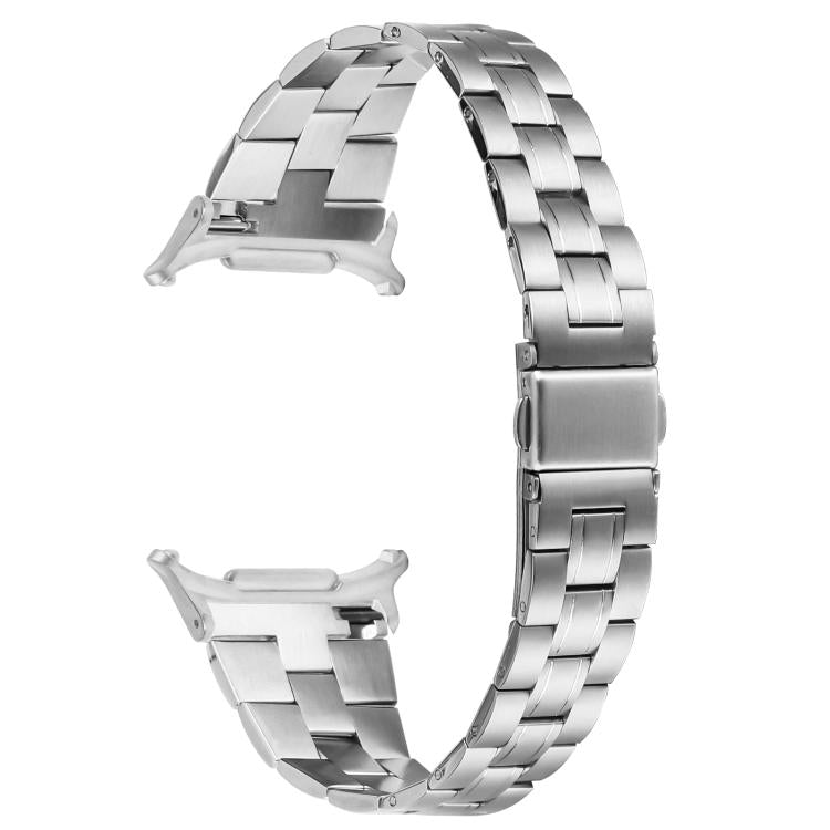 For Samsung Galaxy Watch Ultra 47mm / Ultra 2025 Three Beads Slim Stainless Steel Watch Band