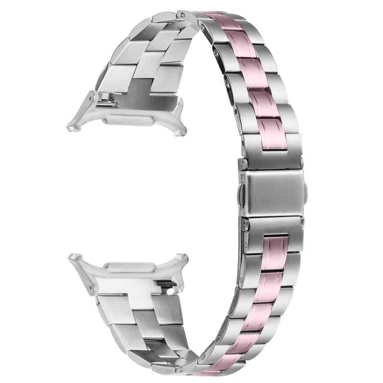 For Samsung Galaxy Watch Ultra 47mm / Ultra 2025 Three Beads Slim Stainless Steel Watch Band