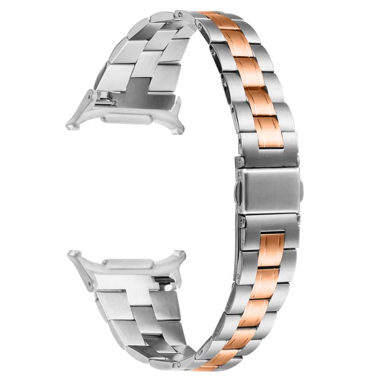 For Samsung Galaxy Watch Ultra 47mm / Ultra 2025 Three Beads Slim Stainless Steel Watch Band