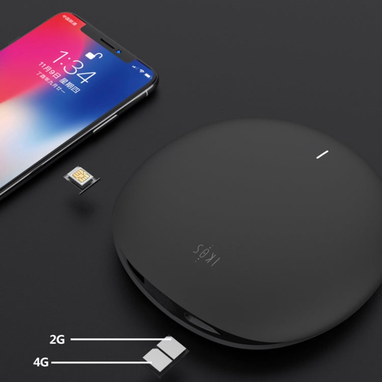 IKOS Apple Skin Dual Card Dual Standby IPhoneXs Three Card Three Standby Device 4G Full Network Access Overseas Roaming Fee Free black