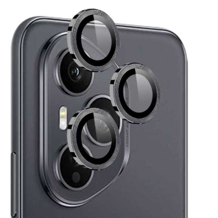 For Honor 400 Pro Global 160.8mm NORTHJO Camera Lens Protector CD Metal Ring Tempered Glass Film