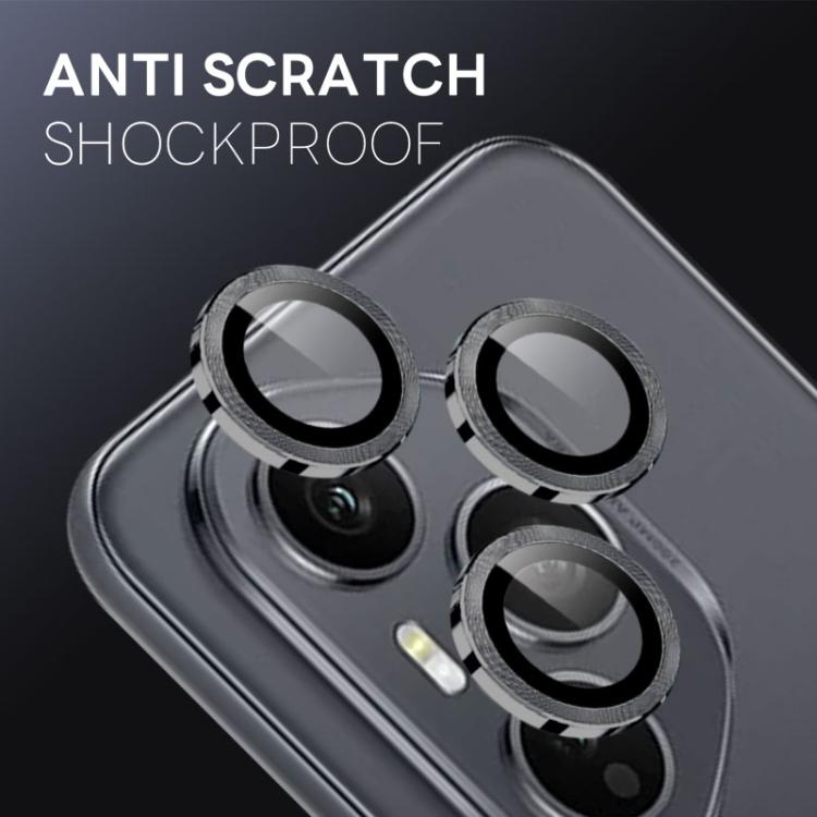 For Honor 400 Pro Global 160.8mm NORTHJO Camera Lens Protector CD Metal Ring Tempered Glass Film