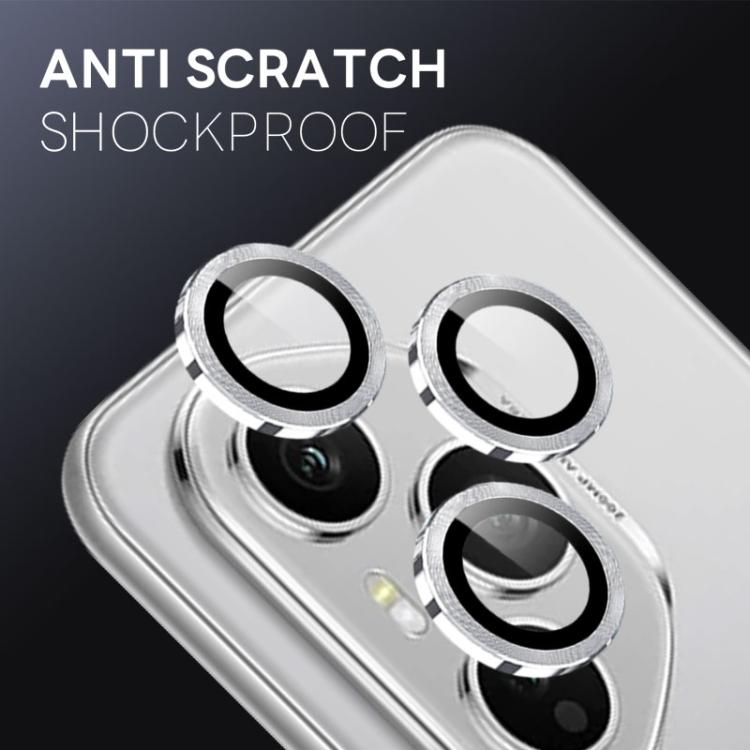 For Honor 400 Pro Global 160.8mm NORTHJO Camera Lens Protector CD Metal Ring Tempered Glass Film