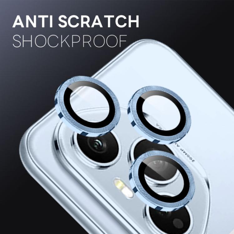 For Honor 400 Pro Global 160.8mm NORTHJO Camera Lens Protector CD Metal Ring Tempered Glass Film