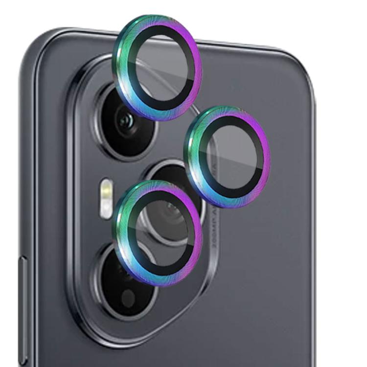 For Honor 400 Pro Global 160.8mm NORTHJO Camera Lens Protector CD Metal Ring Tempered Glass Film