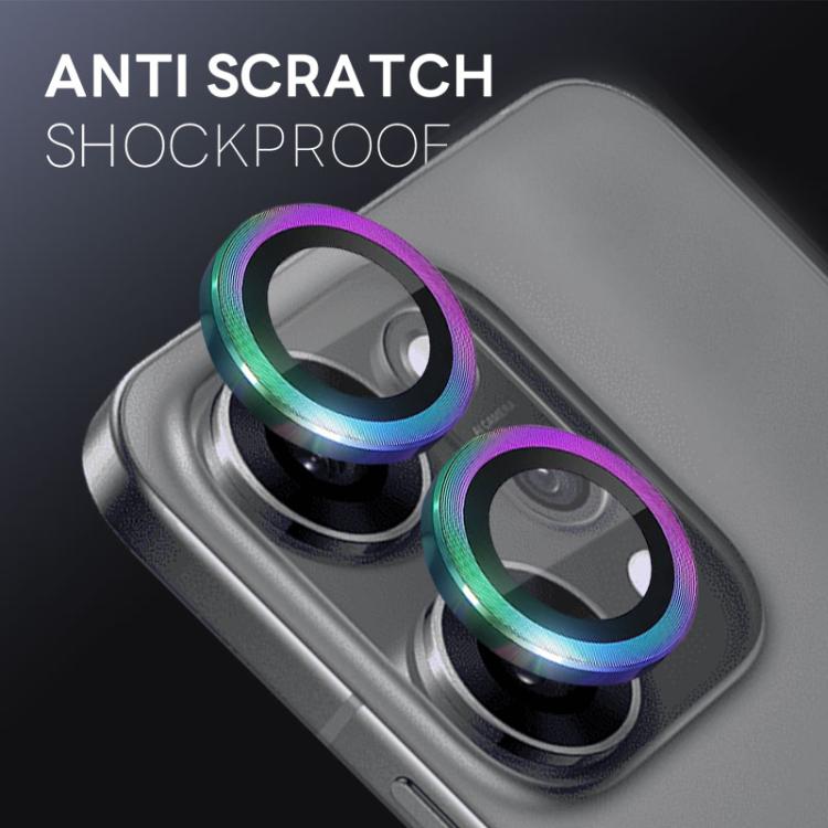 For OPPO Reno14 Global NORTHJO Camera Lens Protector CD Metal Ring Tempered Glass Film