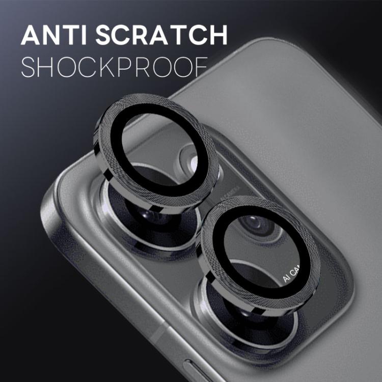For OPPO Reno14 F 5G NORTHJO Camera Lens Protector CD Metal Ring Tempered Glass Film