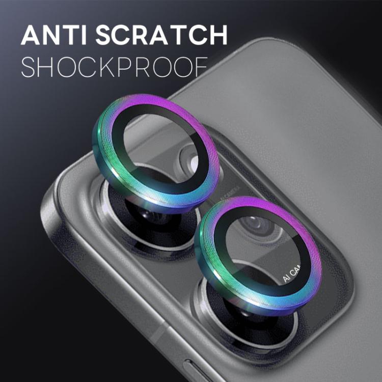 For OPPO Reno14 F 5G NORTHJO Camera Lens Protector CD Metal Ring Tempered Glass Film