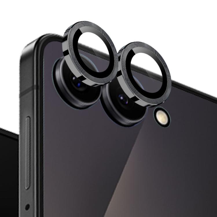 For Samsung Galaxy Z Flip7 5G NORTHJO Camera Lens Protector CD Metal Ring Tempered Glass Film