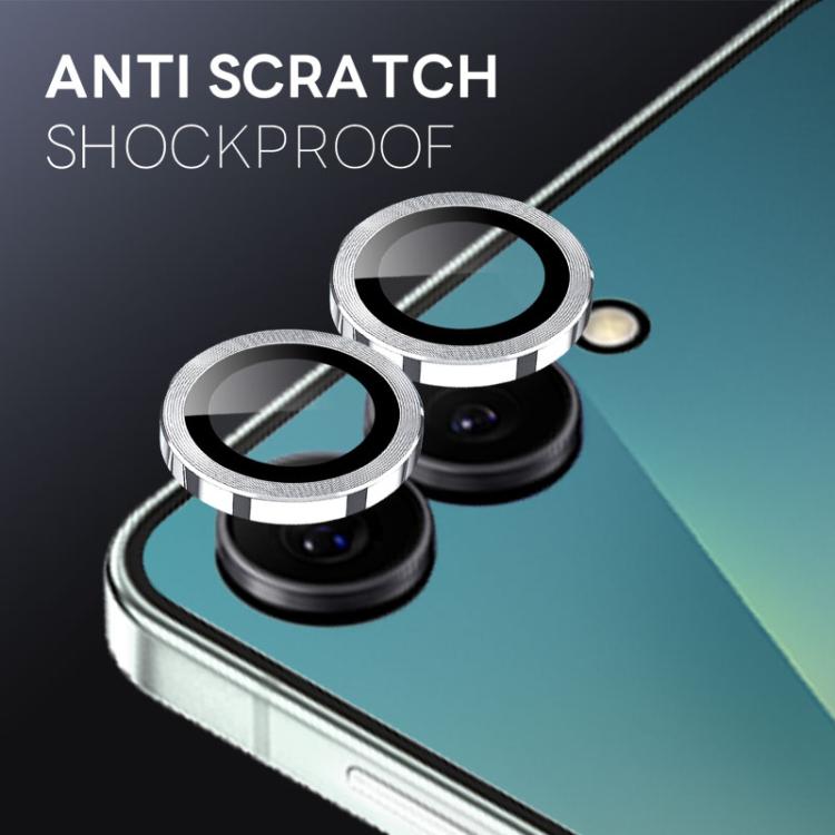 For Samsung Galaxy Z Flip7 5G NORTHJO Camera Lens Protector CD Metal Ring Tempered Glass Film